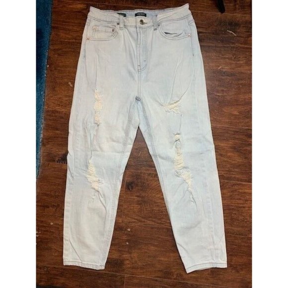 Wild Fable Size 6 Womens  Ankle Jeans Highest Rise Mom Distressed Stretc… - Picture 1 of 4